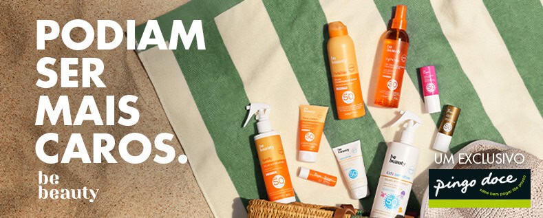 Solares Be Beauty eficazes contra raios UVA e UVB. Não é o preço alto que protege do sol!